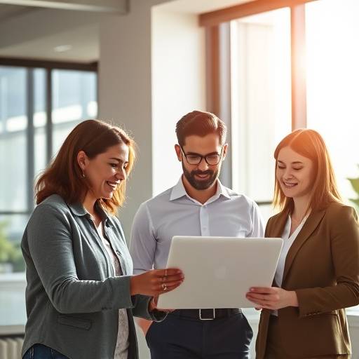 Equipe InovaLuz colaborando em um projeto